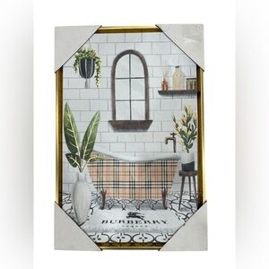 Burberry Inspired Canvas Art Frame